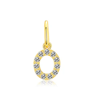 MOISSANITE DIAMOND LETTER PENDANT NECKLACE IN STERLING SILVER - Image 39