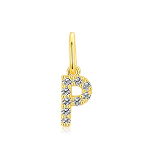 MOISSANITE DIAMOND LETTER PENDANT NECKLACE IN STERLING SILVER - Image 40