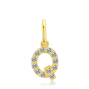 MOISSANITE DIAMOND LETTER PENDANT NECKLACE IN STERLING SILVER - Image 41