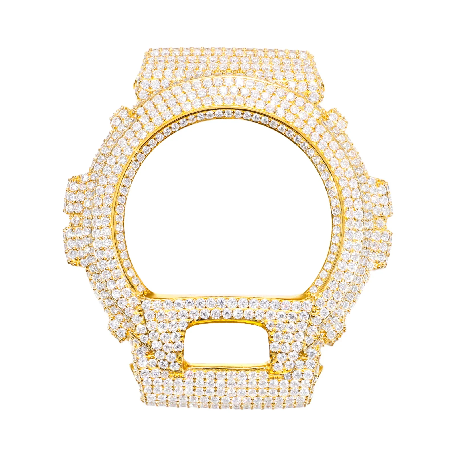 MOISSANITE DIAMOND WATCH BEZEL OR CASE IN STERLING SILVER FOR G-SHOCK DW6900 - Image 7