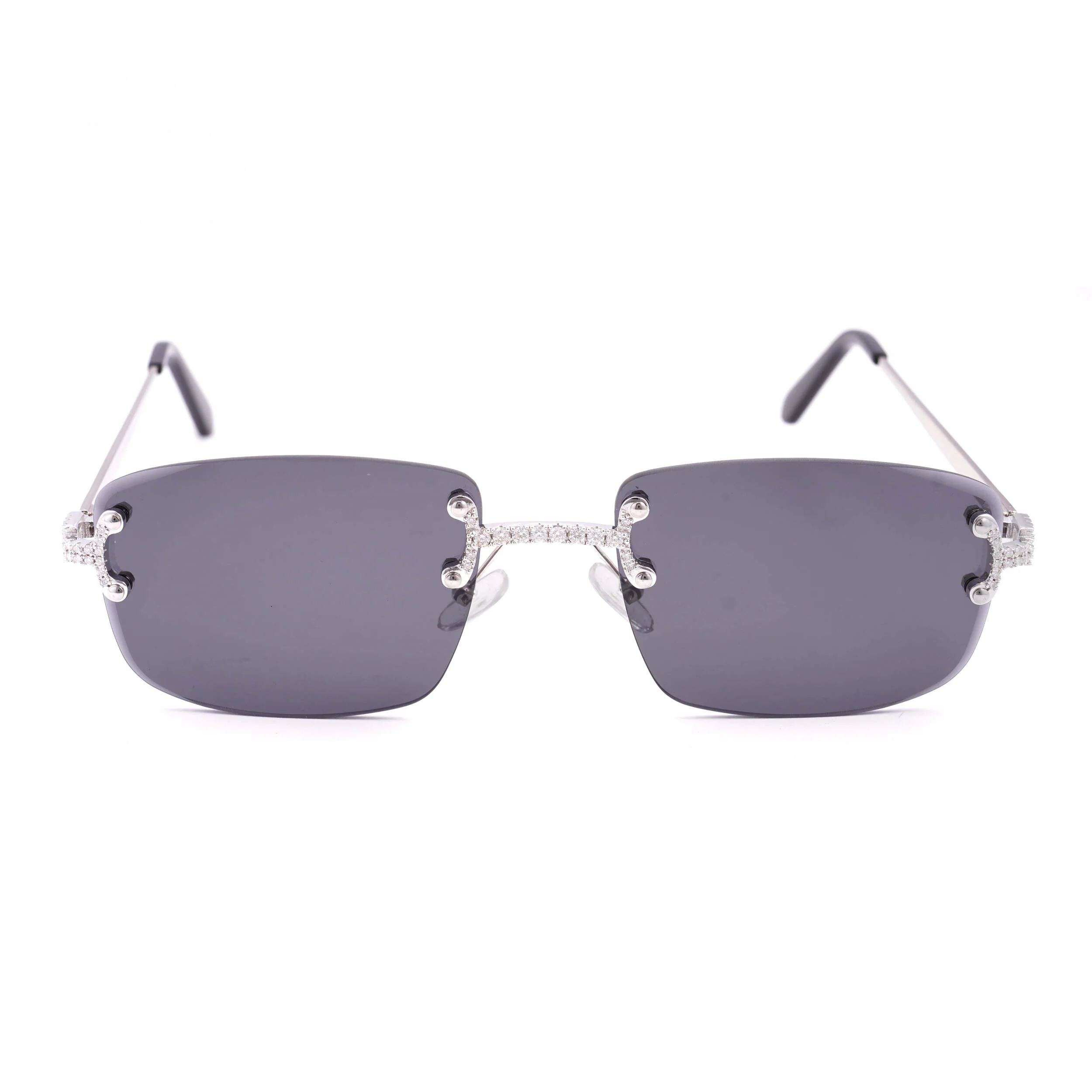 MOISSANITE ICED OUT COLORED LENS SUNGLASSES STYLE 2 - Image 4