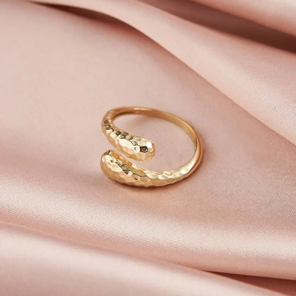 MOLTEN WRAP OPEN RING IN STERLING SILVER - Image 5