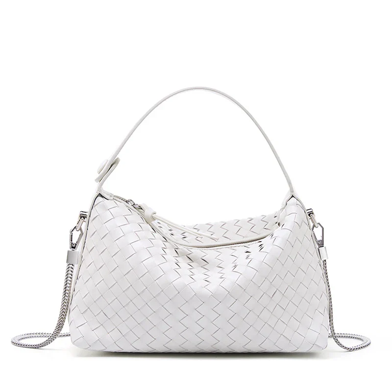 NOIR TESSA WOVEN HANDBAG - Image 7