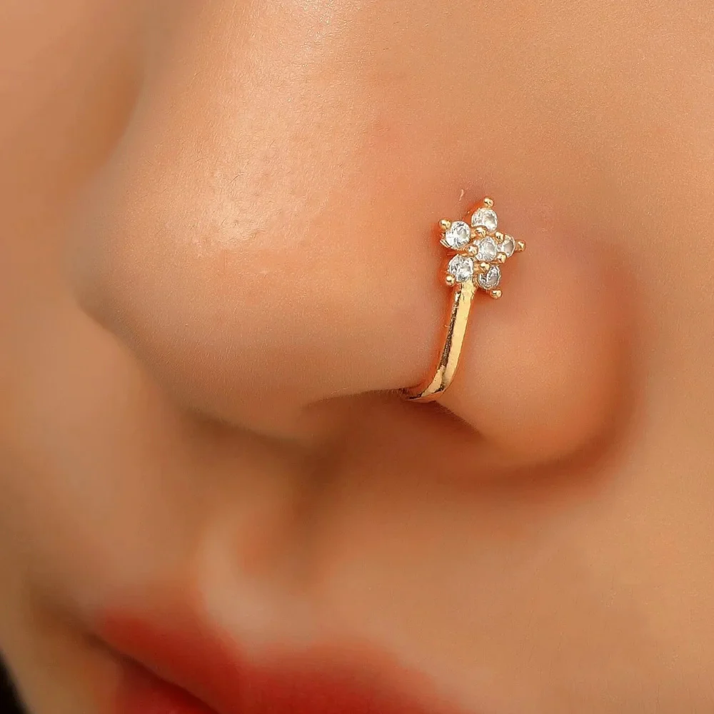 NOSE CUFF IN STERLING SILVER - Image 4