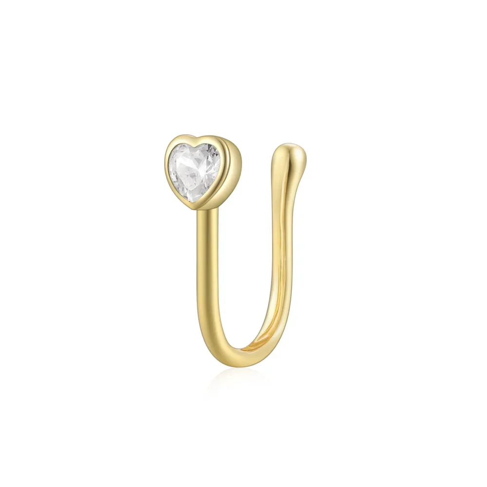 NOSE CUFF IN STERLING SILVER - Image 5