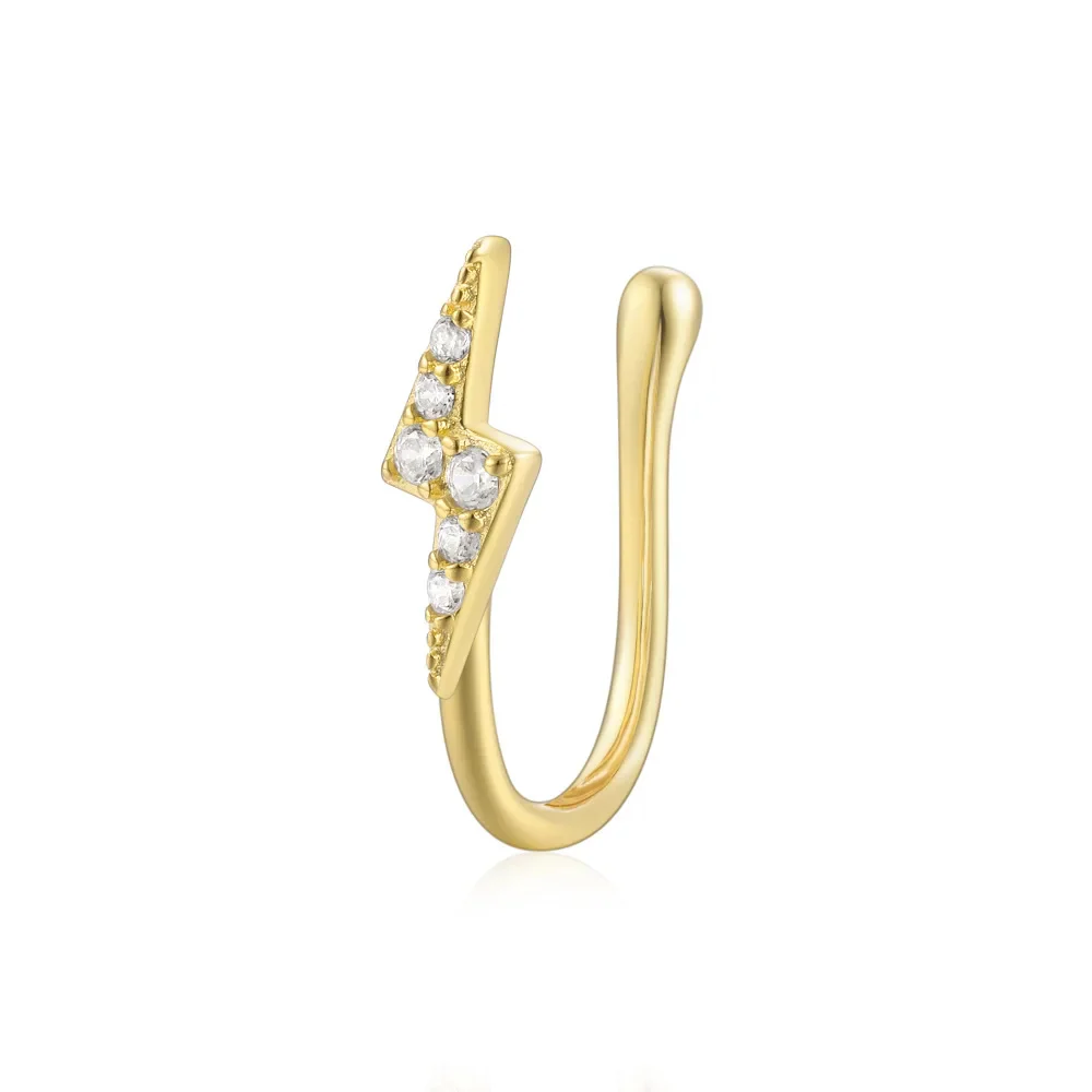 NOSE CUFF IN STERLING SILVER - Image 9