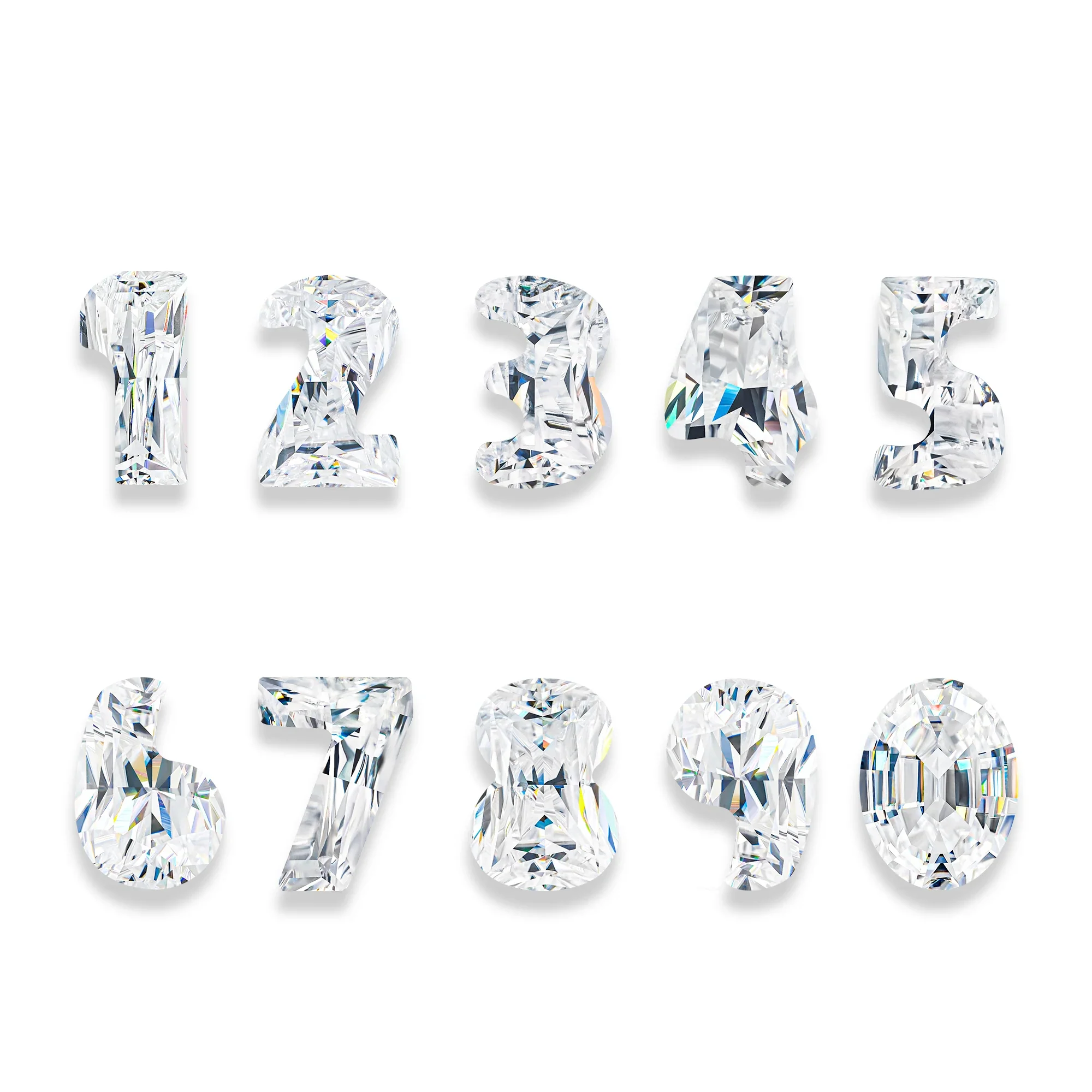 NUMBER CUT MOISSANITE LOOSE DIAMOND - Image 3