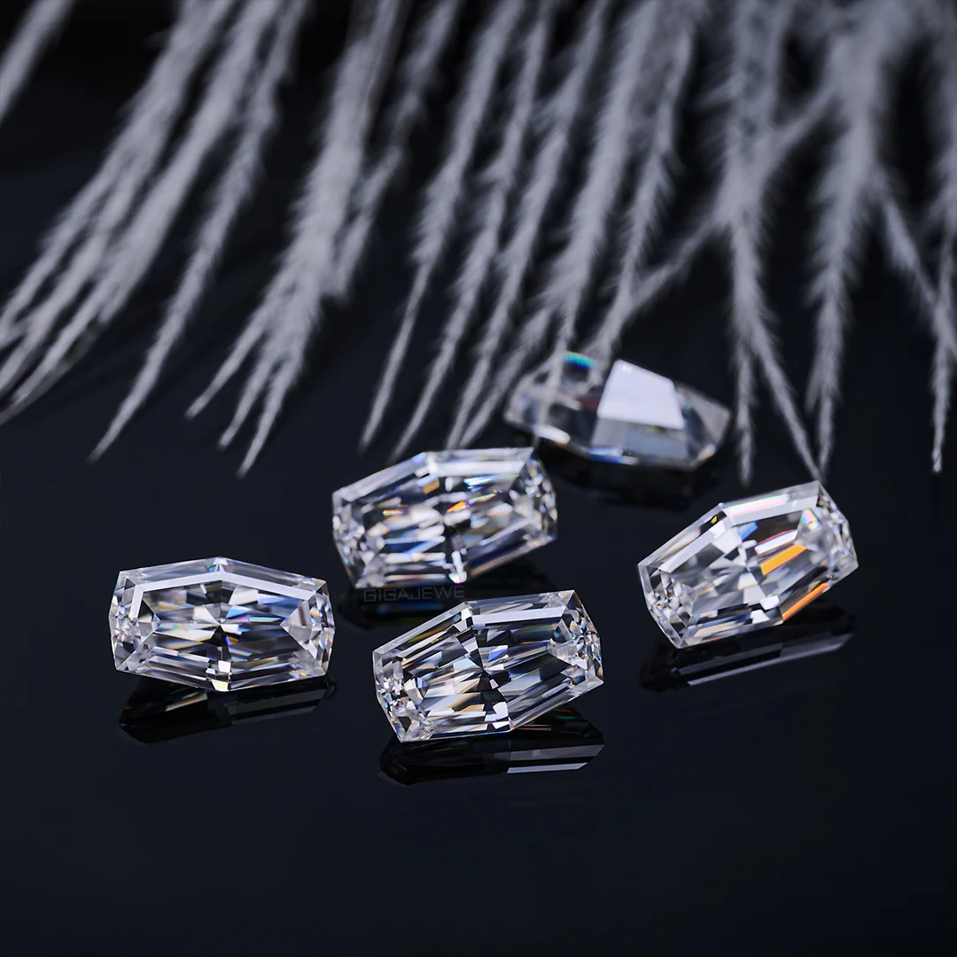 OCTAGON CASK CUT MOISSANITE LOOSE DIAMOND - Image 4