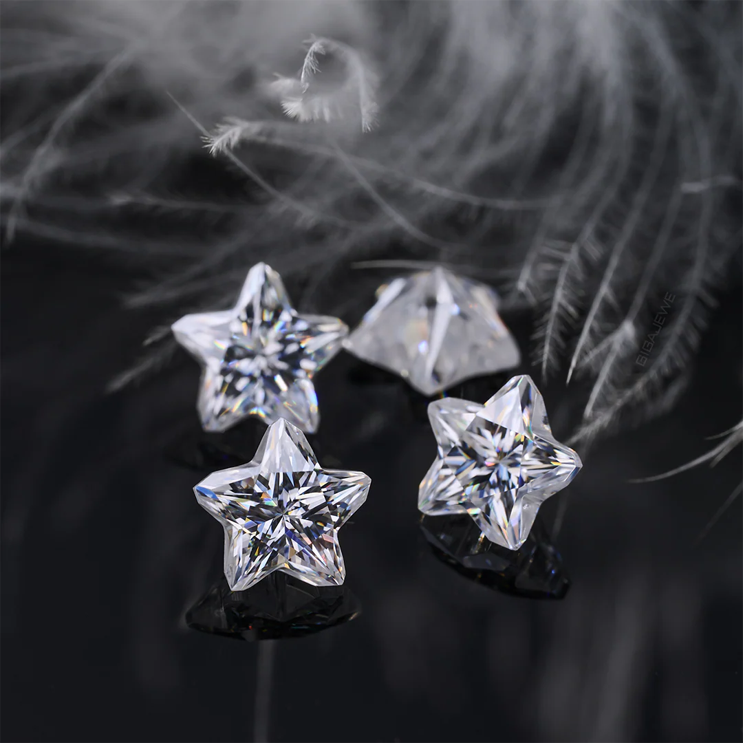 OLD PENTAGRAM CUT STAR MOISSANITE LOOSE DIAMOND - Image 5