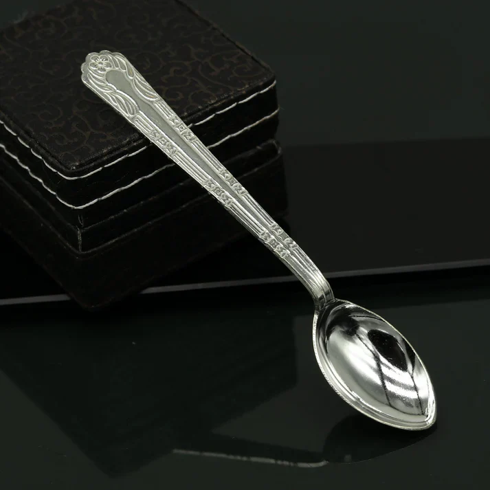 ORNATE GRACE SPOON IN STERLING SILVER - Image 3