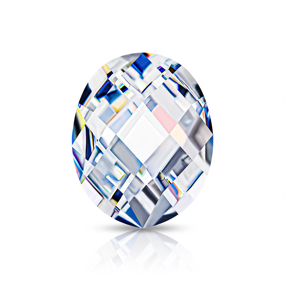 OVAL ROSE CUT MOISSANITE LOOSE DIAMOND