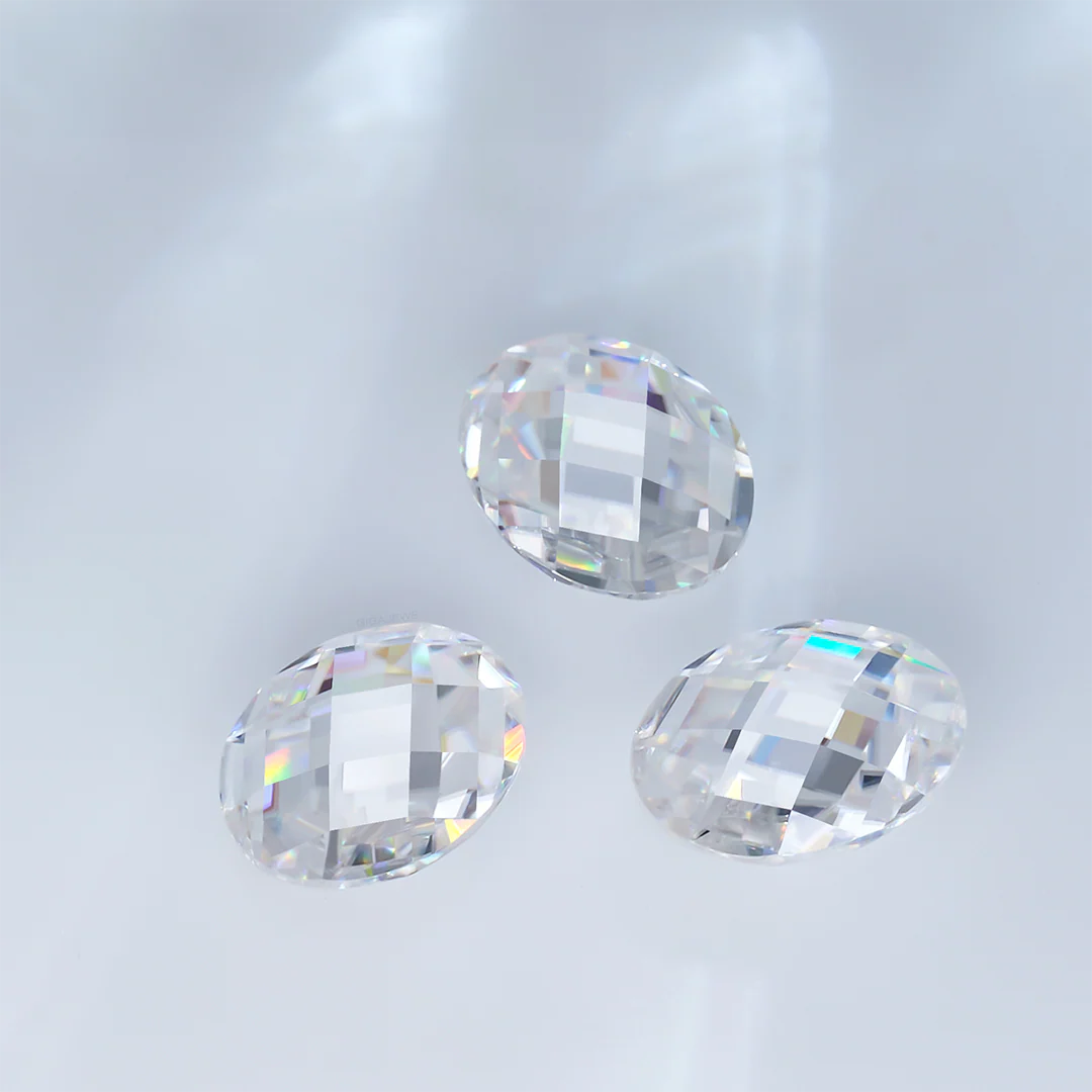 OVAL ROSE CUT MOISSANITE LOOSE DIAMOND - Image 4