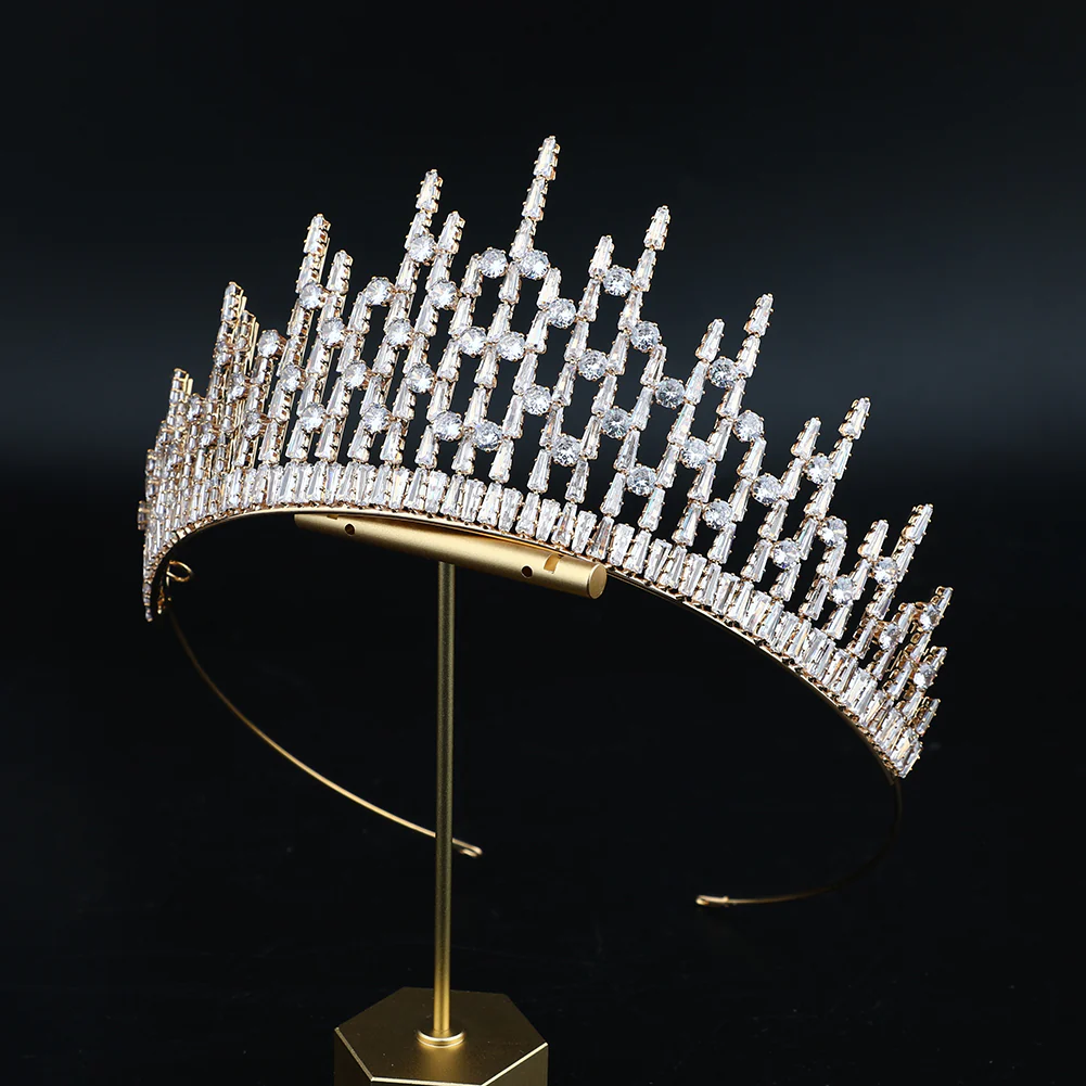 PALATIAL DIADEM TIARA CROWN - Image 2