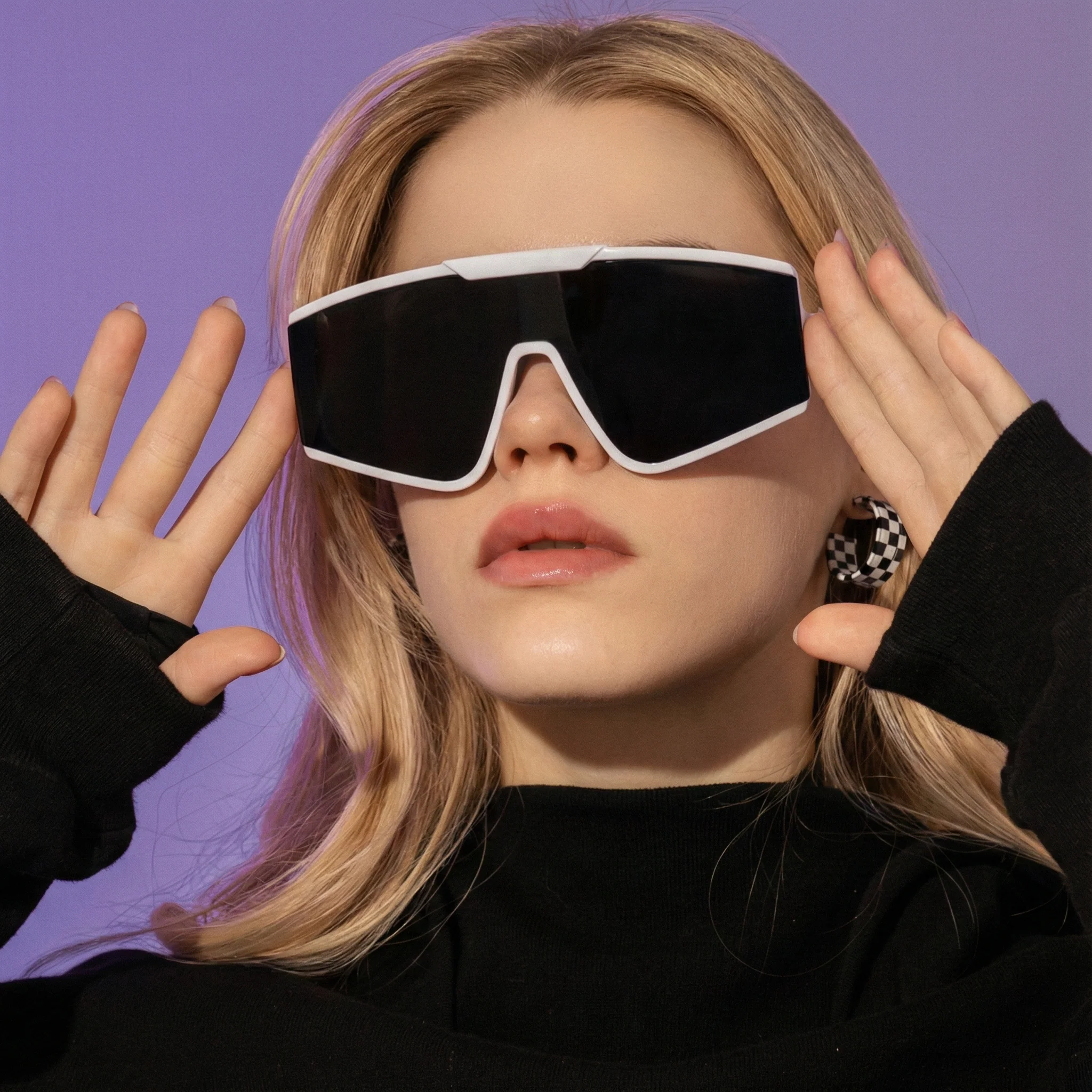 PARALLAX BIG FRAME SUNGLASSES - Image 6