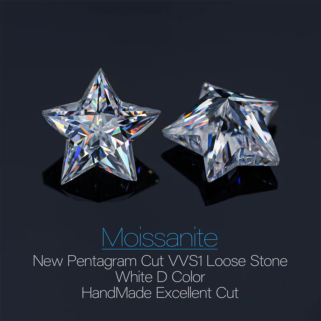PENTAGRAM CUT STAR MOISSANITE LOOSE DIAMOND - Image 6