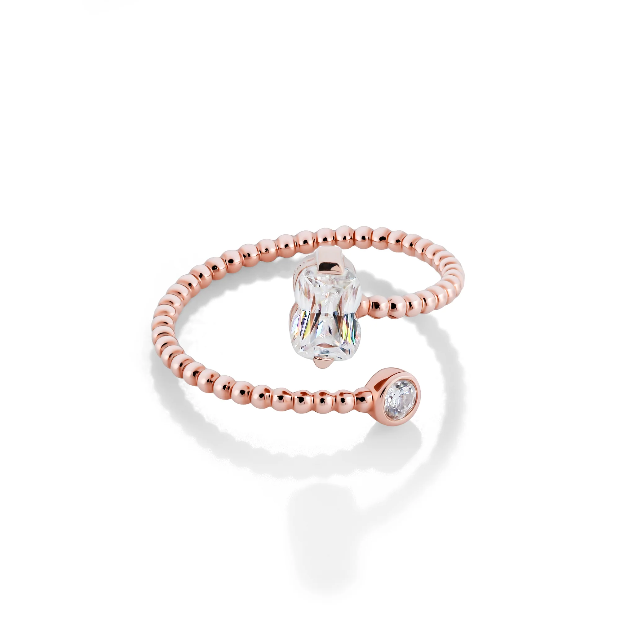 PERSONALIZED MOISSANITE NUMBER RING IN STERLING SILVER - Image 5