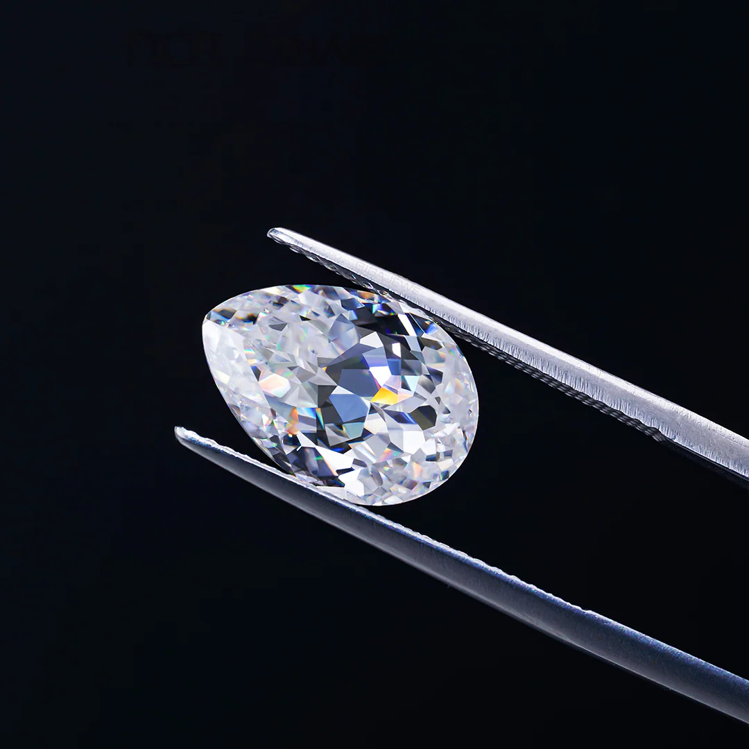 PORTUGUESE PEAR CUT MOISSANITE LOOSE DIAMOND - Image 3