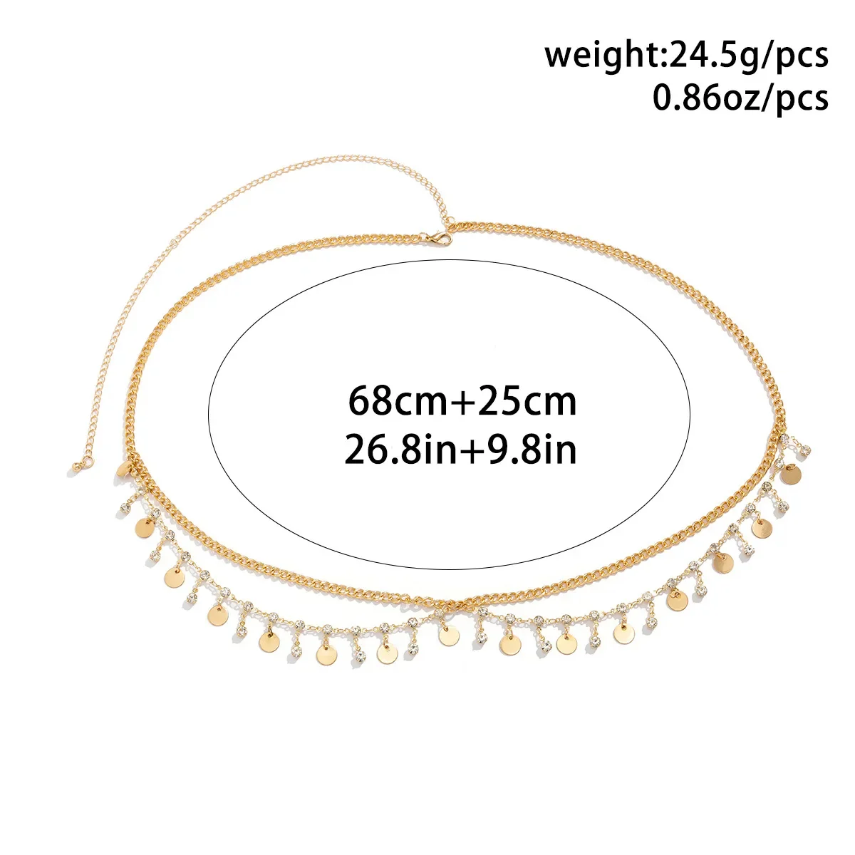 RHINESTONE WAIST CHAINS - Image 15