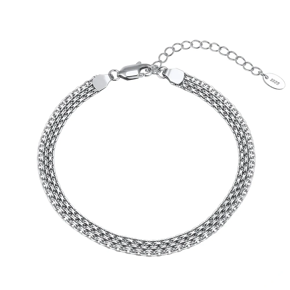 ROPE CHAIN BRACELET IN STERLING SILVER - Image 5