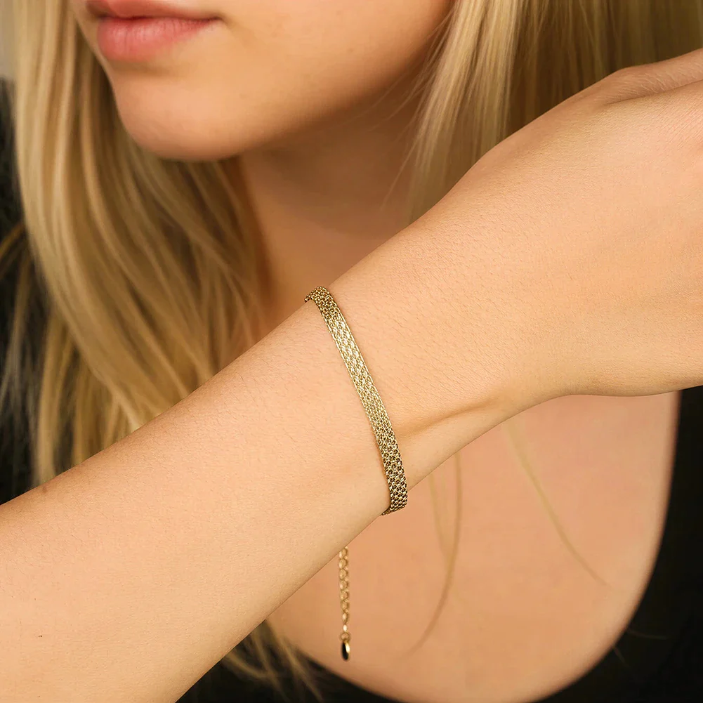 ROPE CHAIN BRACELET IN STERLING SILVER - Image 6
