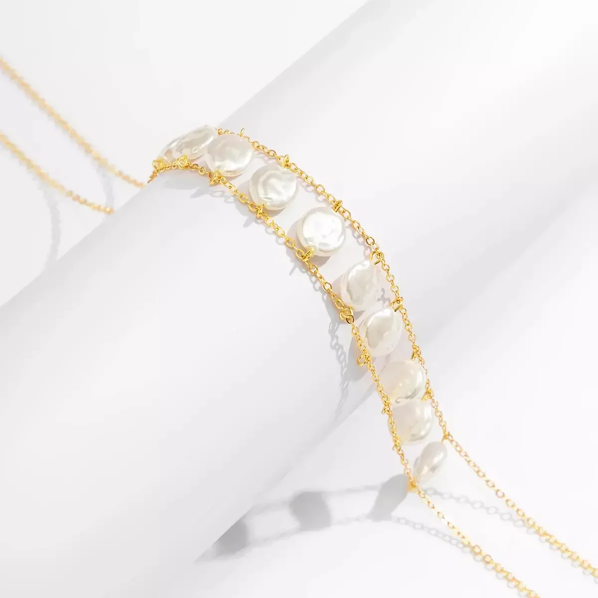 SERENA PEARL PLUNGE BODY CHAIN - Image 5