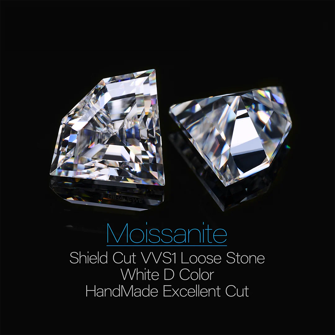 SHIELD CUT MOISSANITE LOOSE DIAMOND - Image 3