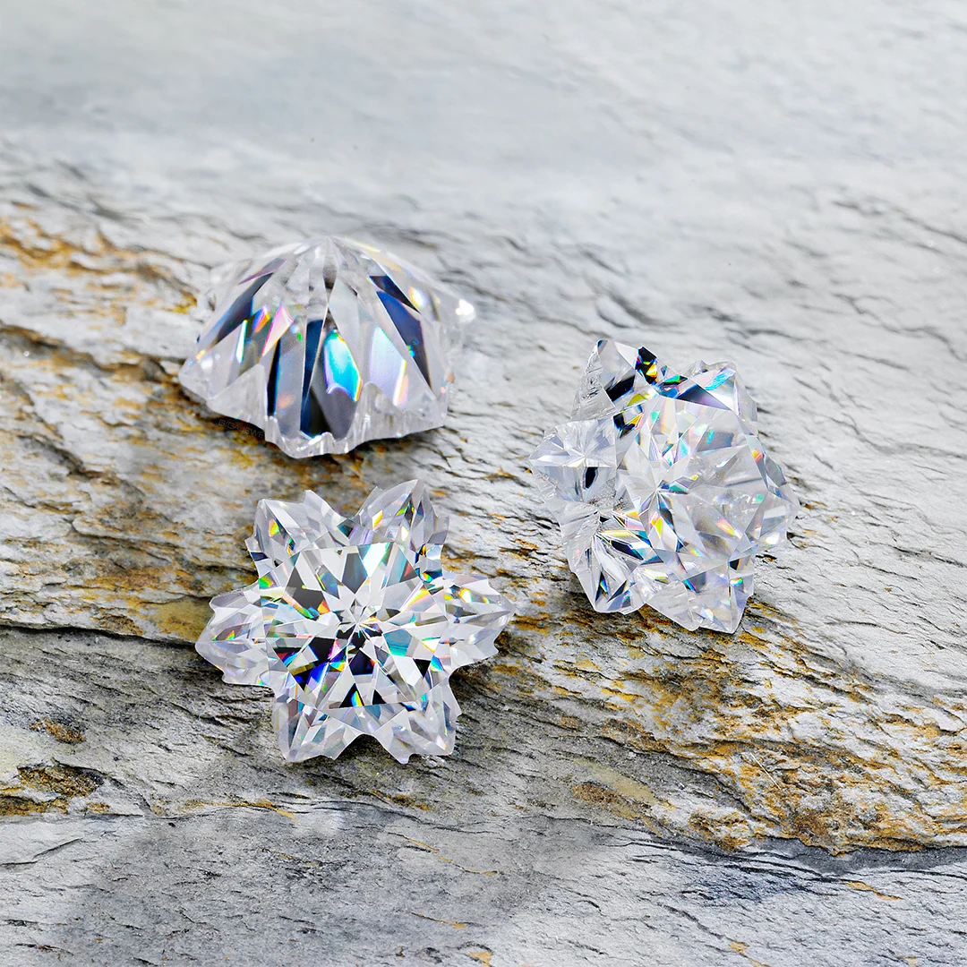 SNOWFLAKE CUT MOISSANITE LOOSE DIAMOND - Image 3