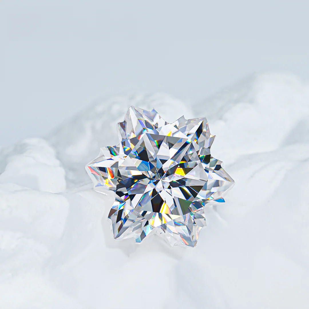 SNOWFLAKE CUT MOISSANITE LOOSE DIAMOND - Image 4