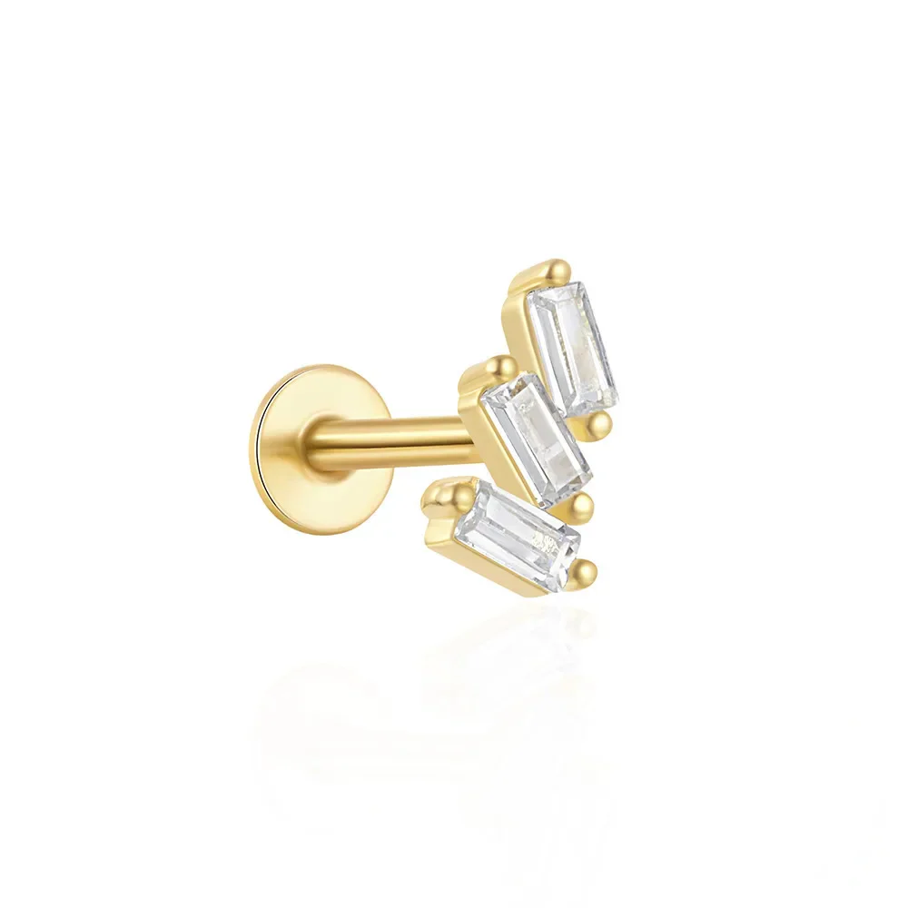 STELLARA LINK PIERCINGS IN STERLING SILVER - Image 10