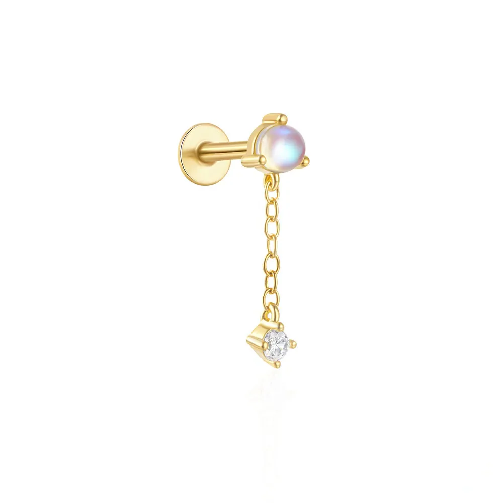 STELLARA LINK PIERCINGS IN STERLING SILVER - Image 12