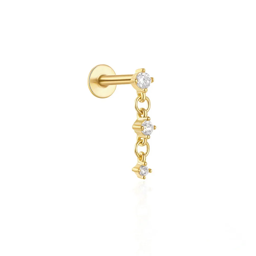 STELLARA LINK PIERCINGS IN STERLING SILVER - Image 13