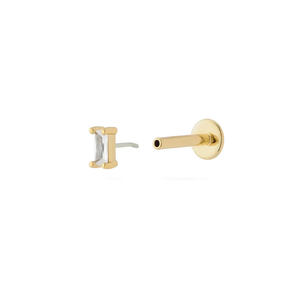 STELLARA PUSH IN PIERCING IN STERLING SILVER - Image 8