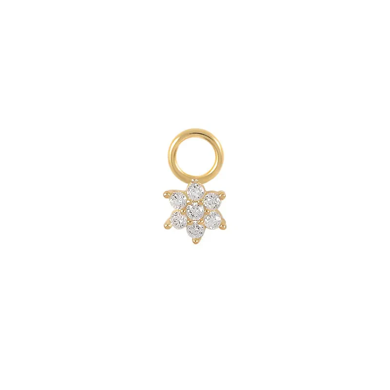 TINY DROP PIERCING ACCESSORY IN STERLING SILVER - Image 2