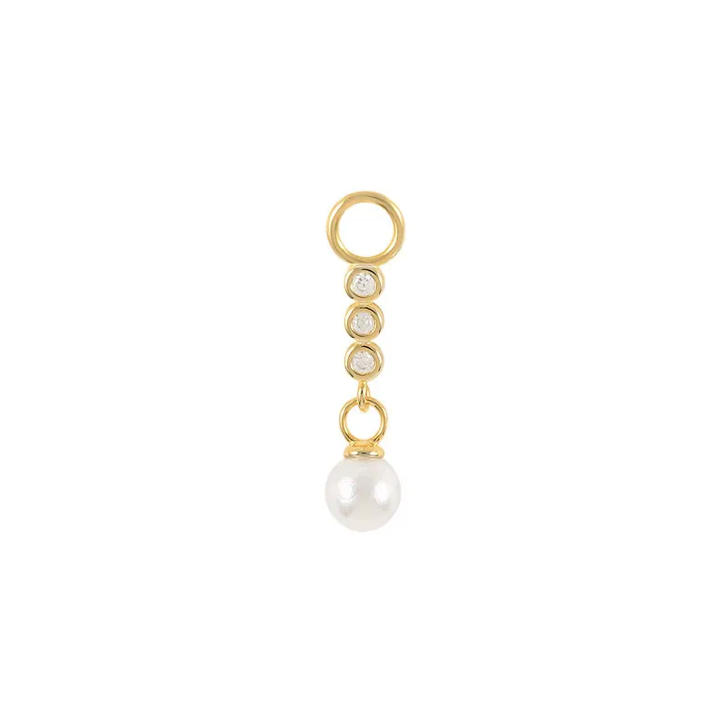 TINY DROP PIERCING ACCESSORY IN STERLING SILVER - Image 3