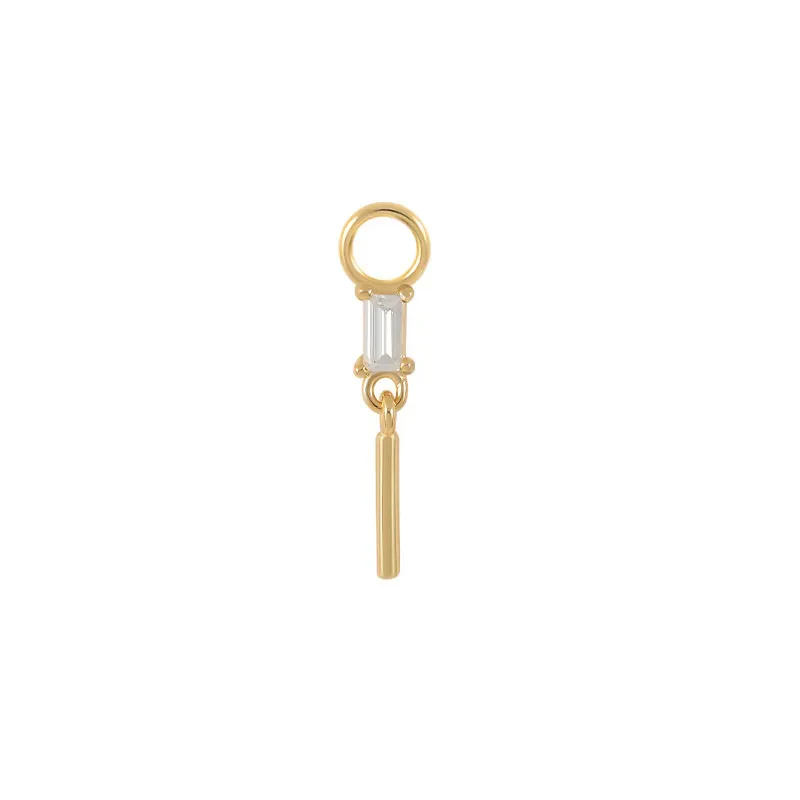 TINY DROP PIERCING ACCESSORY IN STERLING SILVER - Image 6