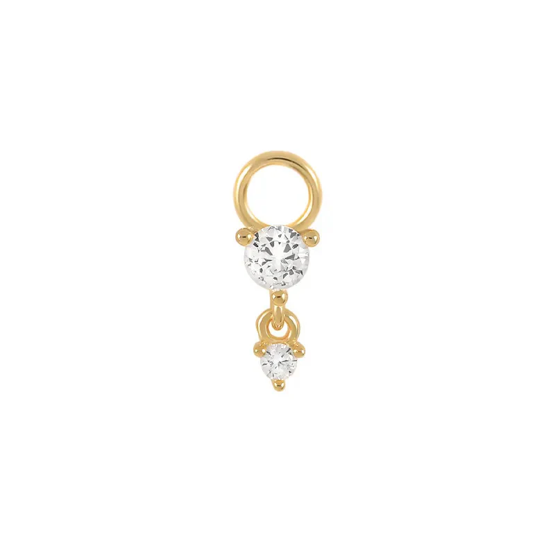 TINY DROP PIERCING ACCESSORY IN STERLING SILVER - Image 8