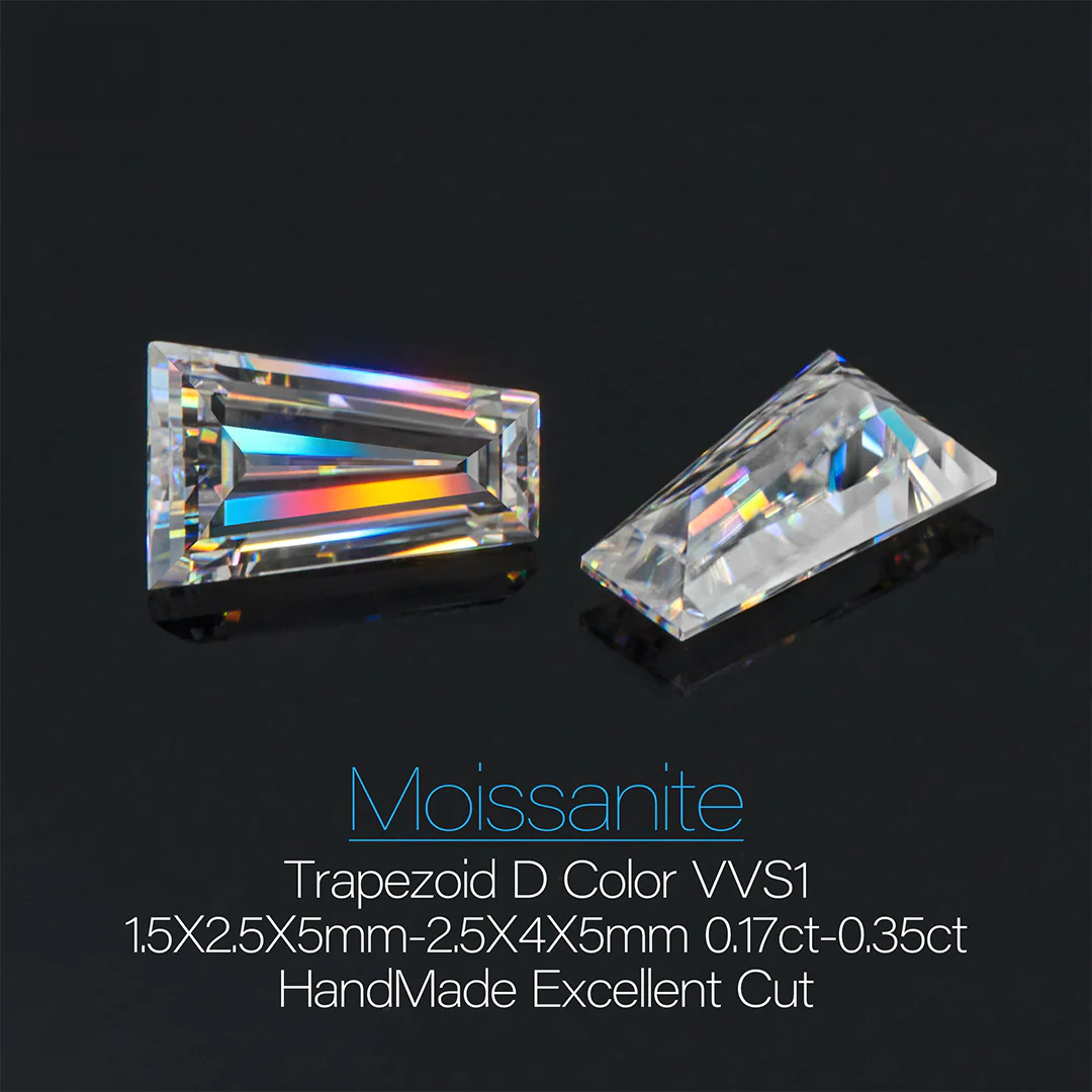 TRAPEZOID CUT MOISSANITE LOOSE DIAMOND - Image 3