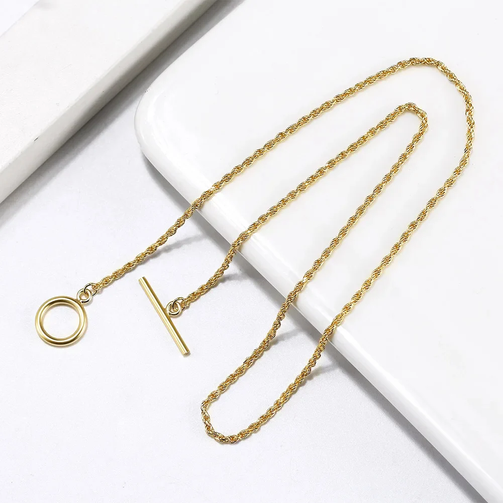 TWIST LOCK CHAIN BRACELET IN STERLING SILVER - Image 3