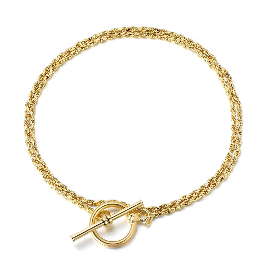 TWIST LOCK CHAIN BRACELET IN STERLING SILVER - Image 5