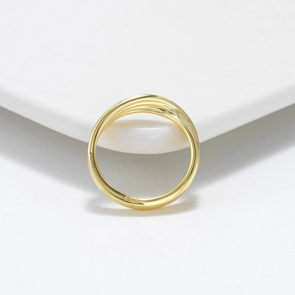 TWISTED ETERNITY BAND IN STERLING SILVER - Image 3