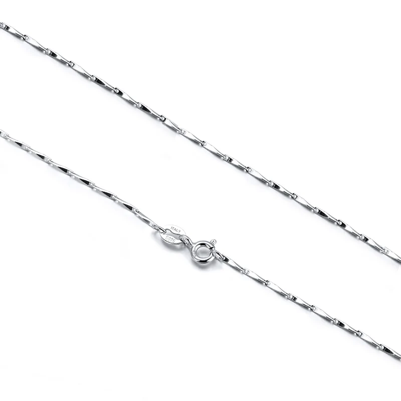 TWISTED LINK CHAIN NECKLACE IN STERLING SILVER - Image 3