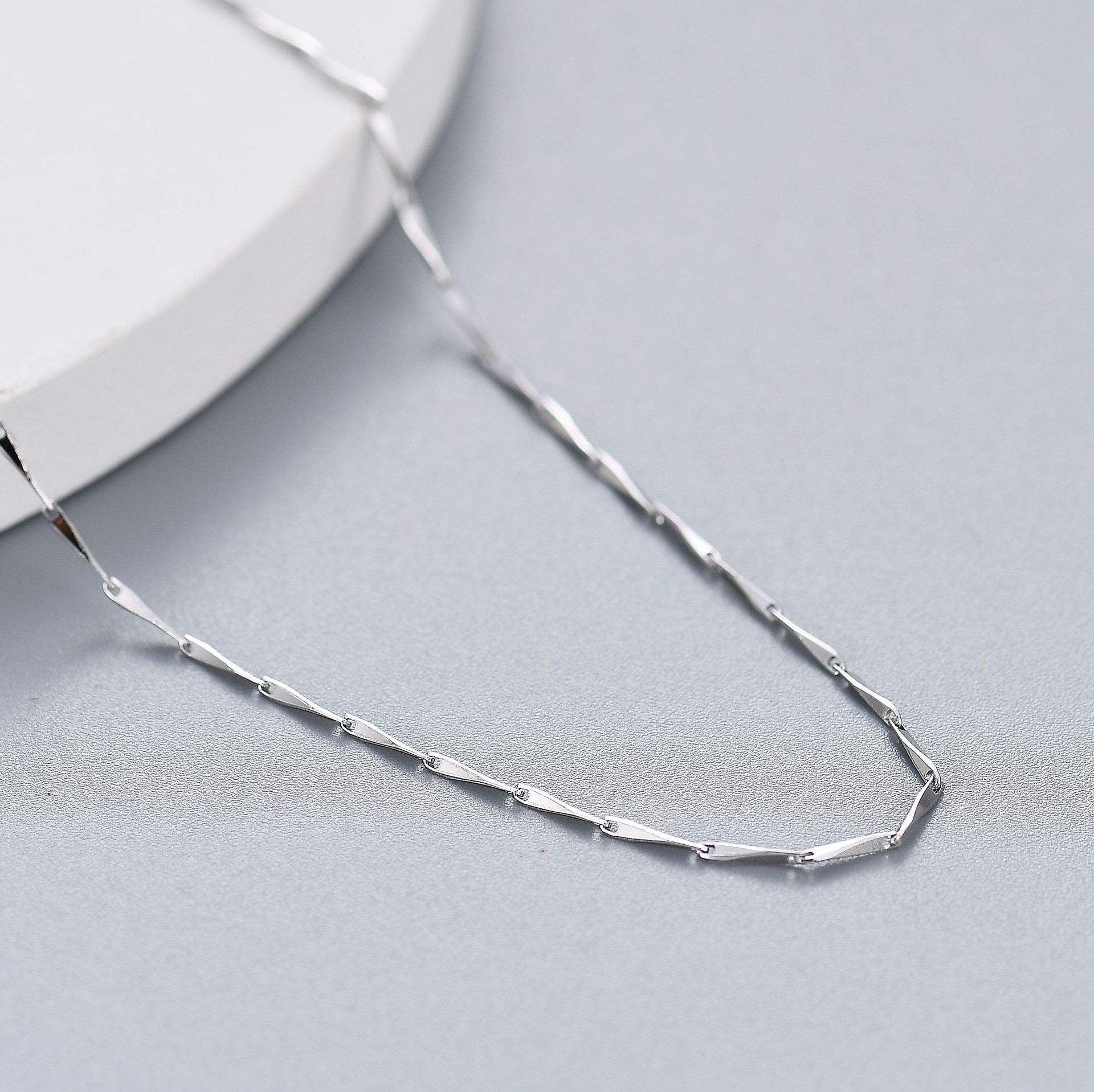 TWISTED LINK CHAIN NECKLACE IN STERLING SILVER - Image 5