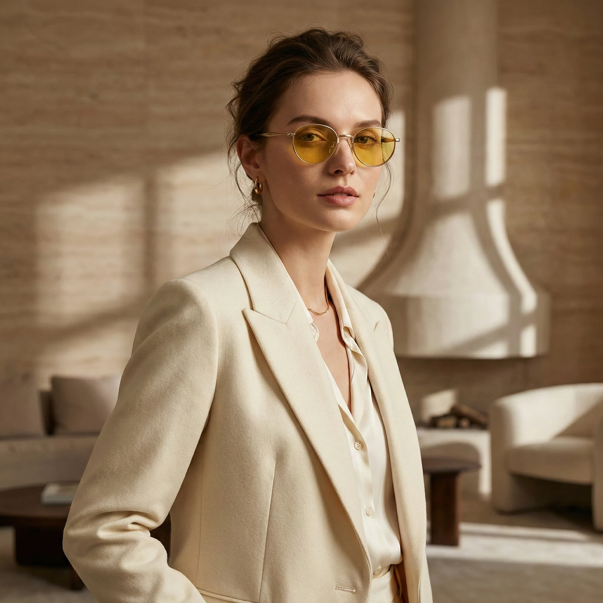 VALENCE METAL ROUND SUNGLASSES - Image 2