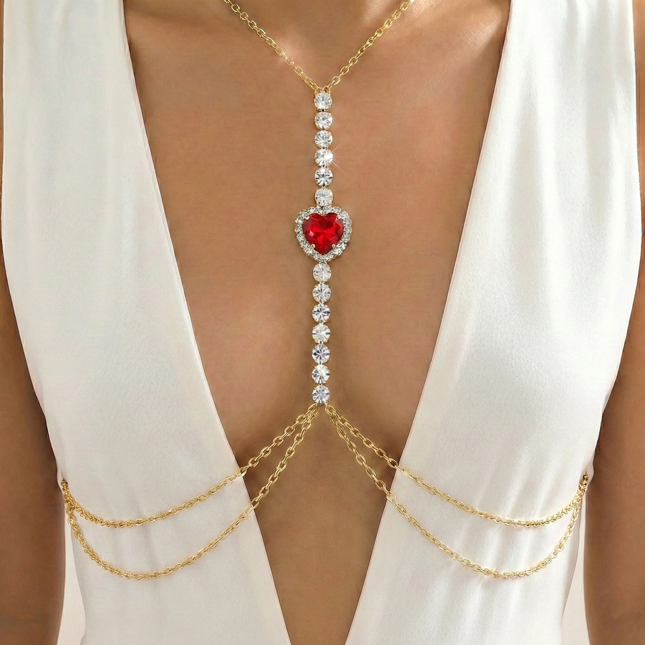 VALORA HEART HARNESS BODY CHAIN - Image 2