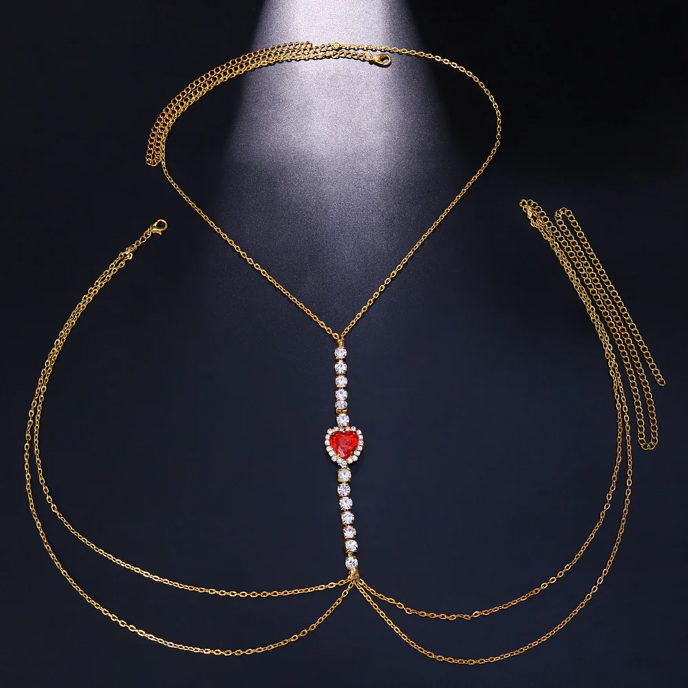 VALORA HEART HARNESS BODY CHAIN - Image 4