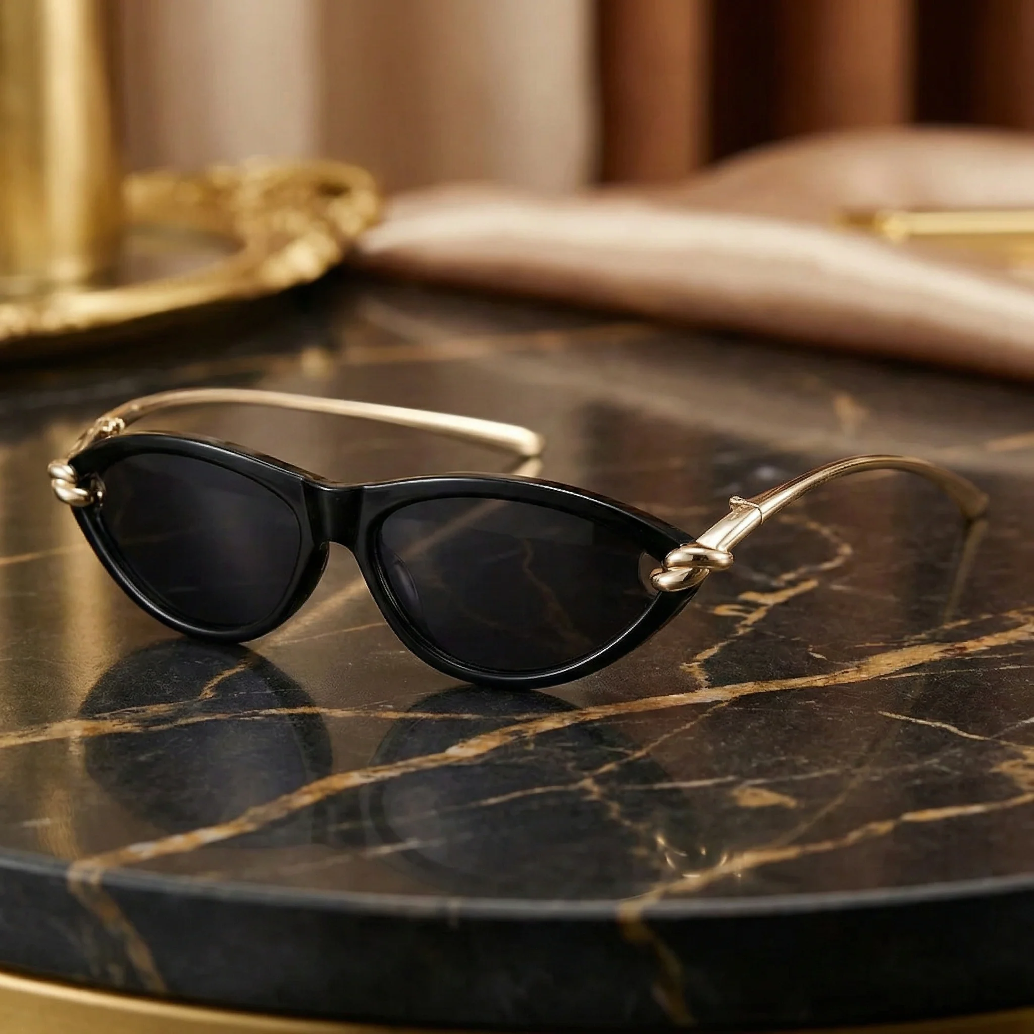 VELORA SLIM CAT-EYE SUNGLASSES - Image 7