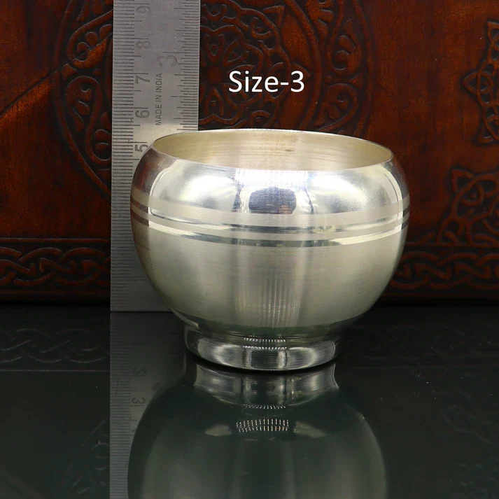 VINTAGE CLASSIC ROUND BOWL SET IN STERLING SILVER - Image 7