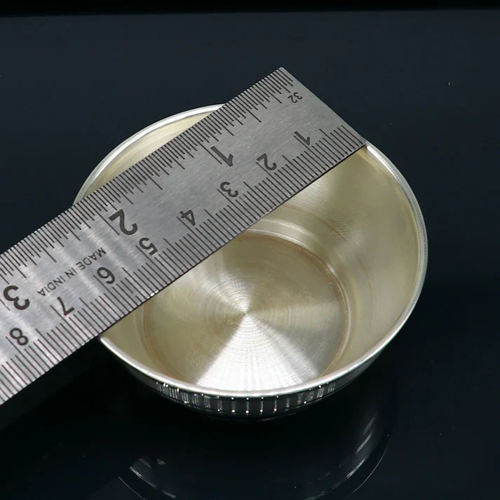 VINTAGE CLASSIC STRIPE BOWL IN STERLING SILVER - Image 8