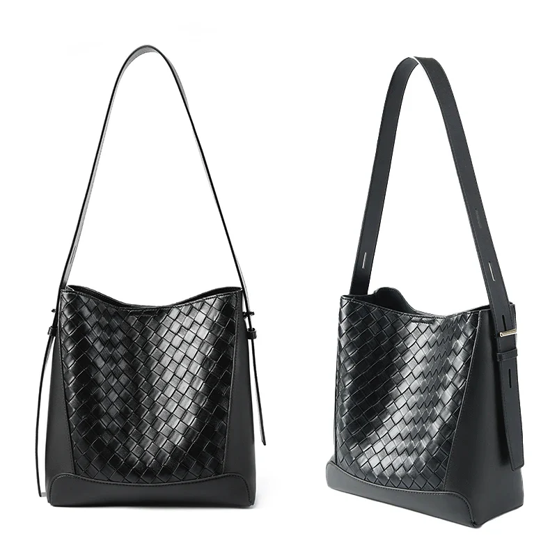 VIONA WOVEN LEATHER BAG - Image 7