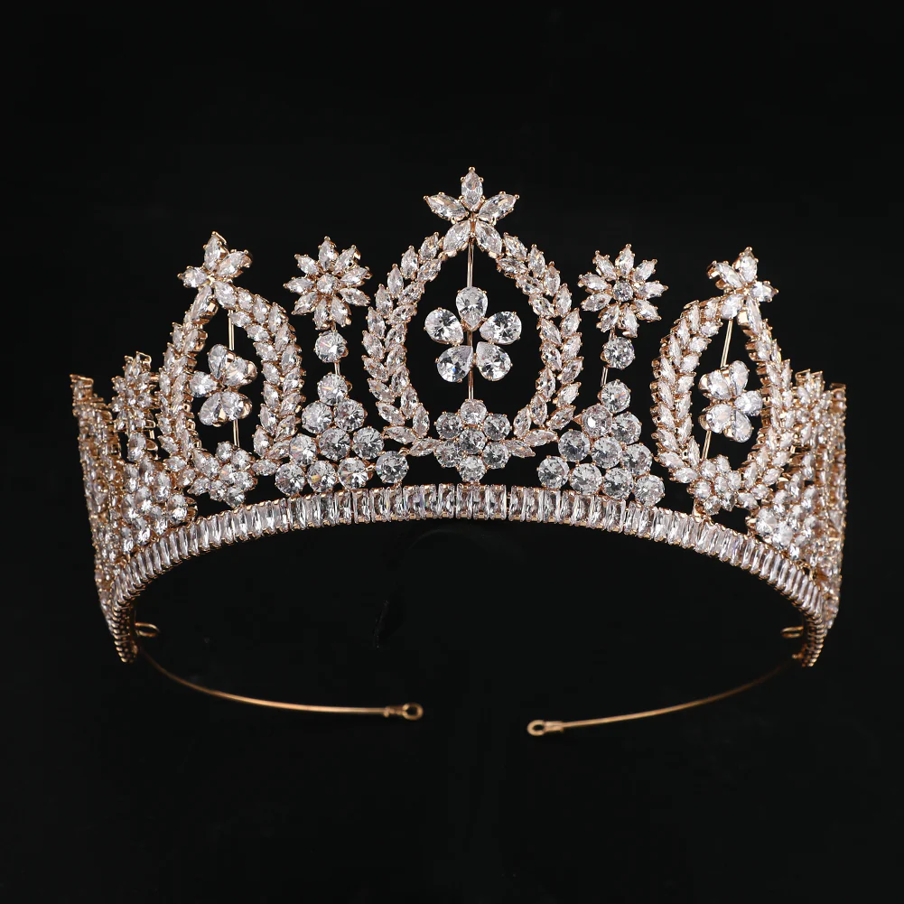 WREATH BLOSSOM TIARA CROWN - Image 4